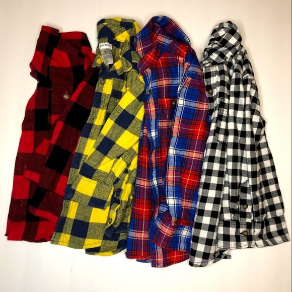 Carter's Other - Carter's Toddler Boys Cotton Plaid Shirts